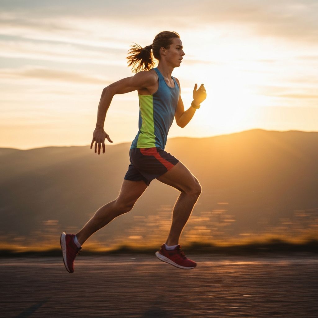 Runner training for half marathon